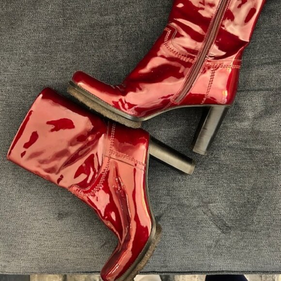 Stuart Weitzman Shoes - One of a kind Stuart Weitzman Burgundy Red Boots - Women's Size 8